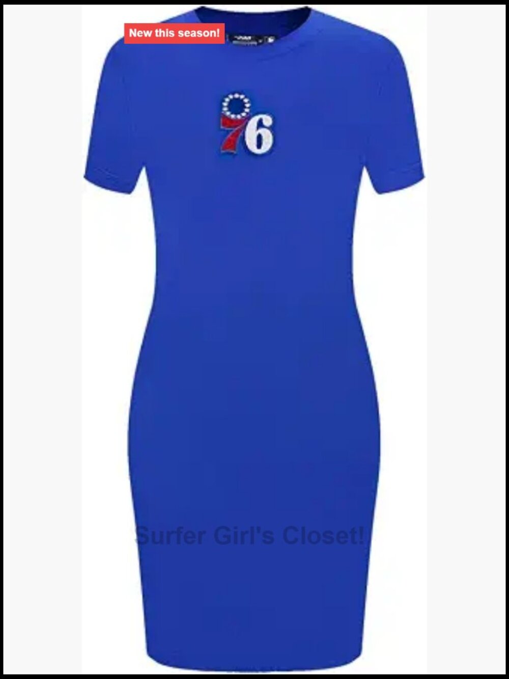 NBA Classic Chenille Cotton Bodycon Dress Women's
